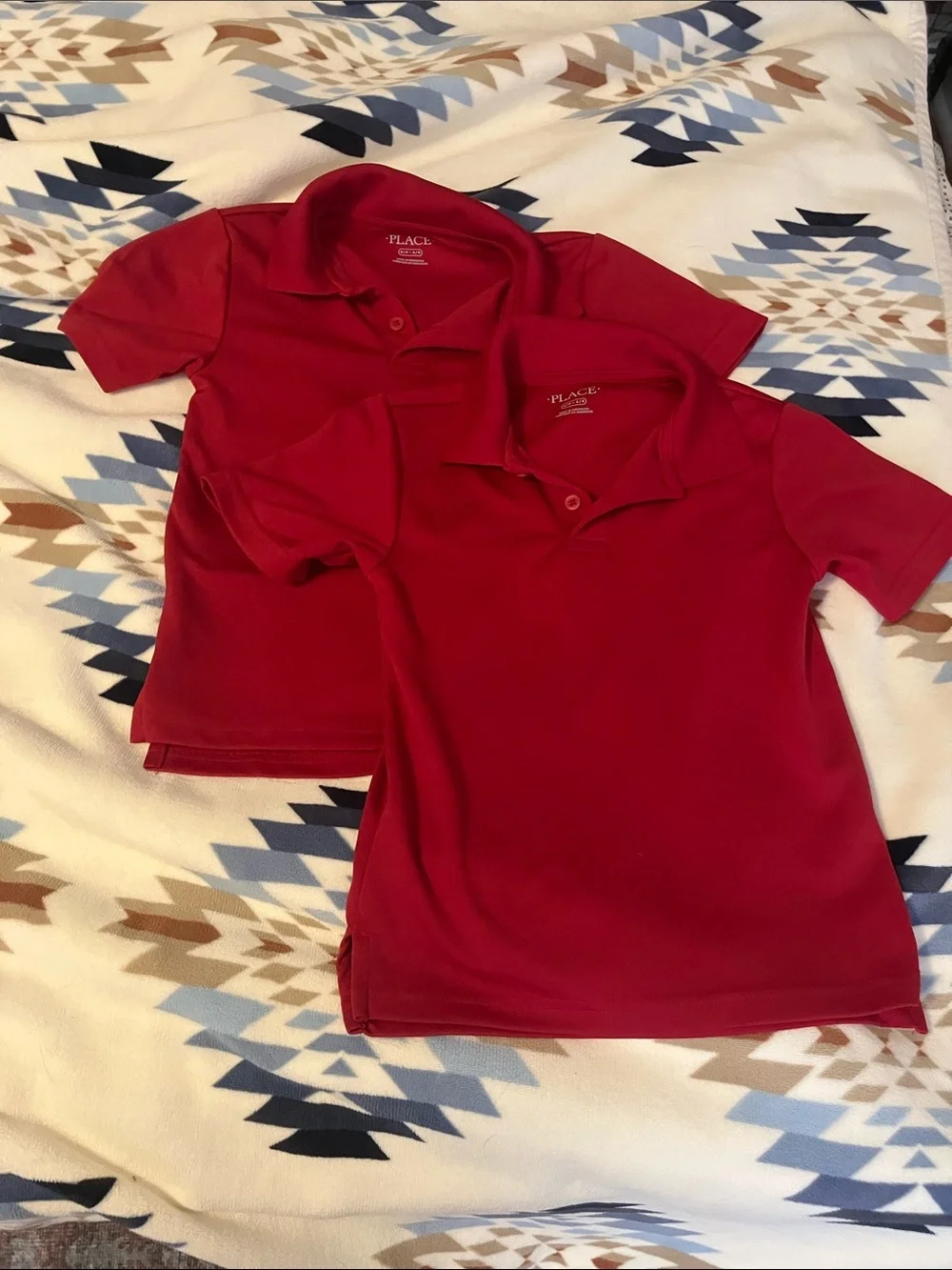 The Children's Place Red Short-Sleeve Polo Pair
